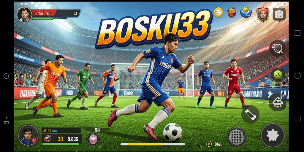 Menampilkan aksi seru olahraga dalam BOSKU33.