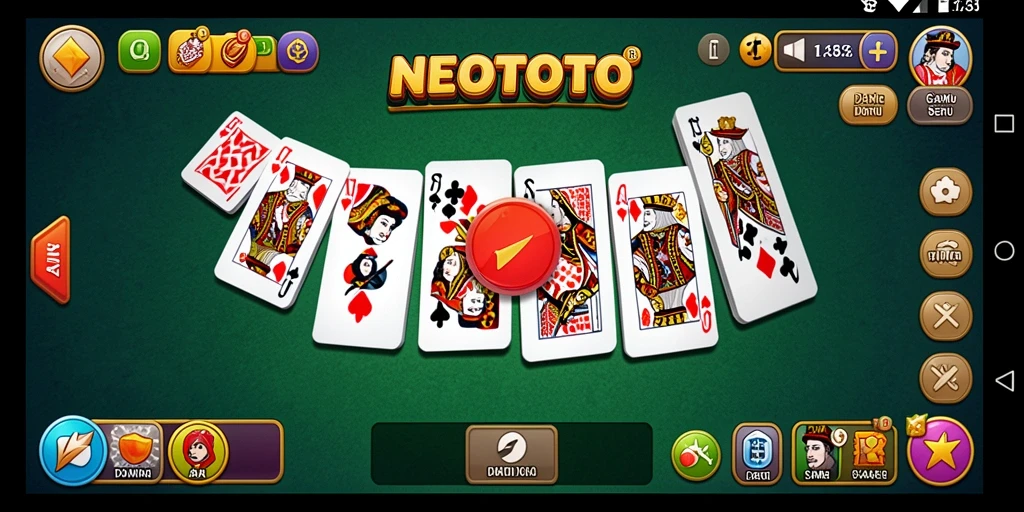 Tampilan gameplay seru dalam NEOTOTO yang menyenangkan.