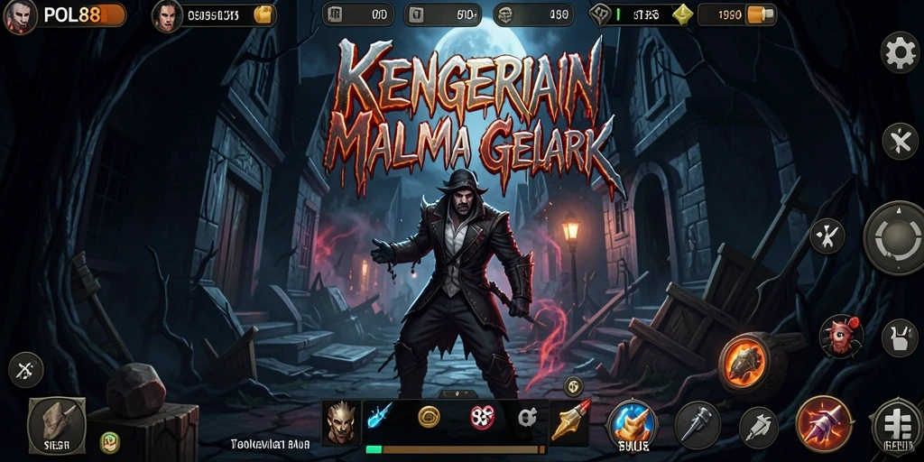 Screenshot gameplay POL88 yang menampilkan suasana Horror yang menyeramkan.