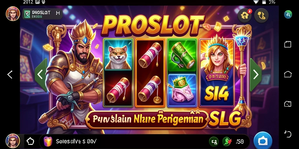 Tampilan gameplay yang memikat di <strong>PROSLOT</strong> dengan mesin slot yang beragam.