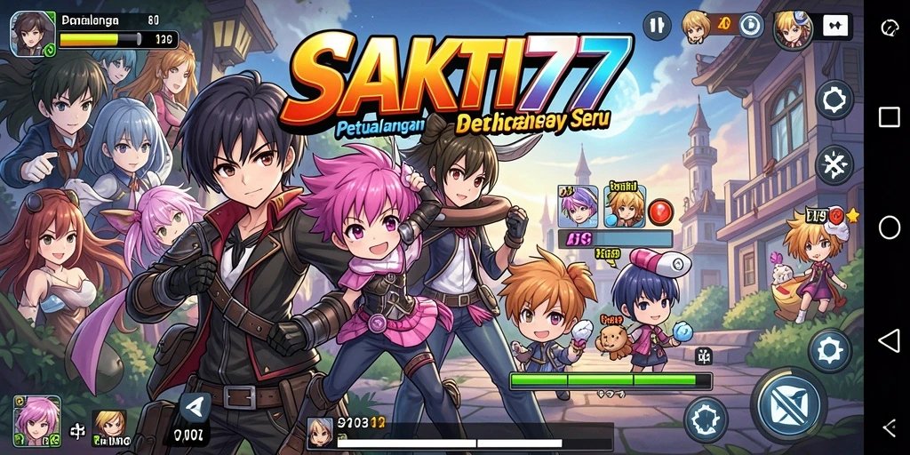 Gameplay seru dengan karakter anime yang menarik di SAKTI77.