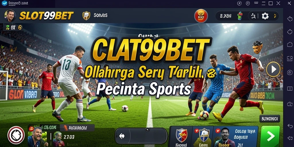 Tampilan screenshot game SLOT99BET yang menampilkan aksi olahraga seru.