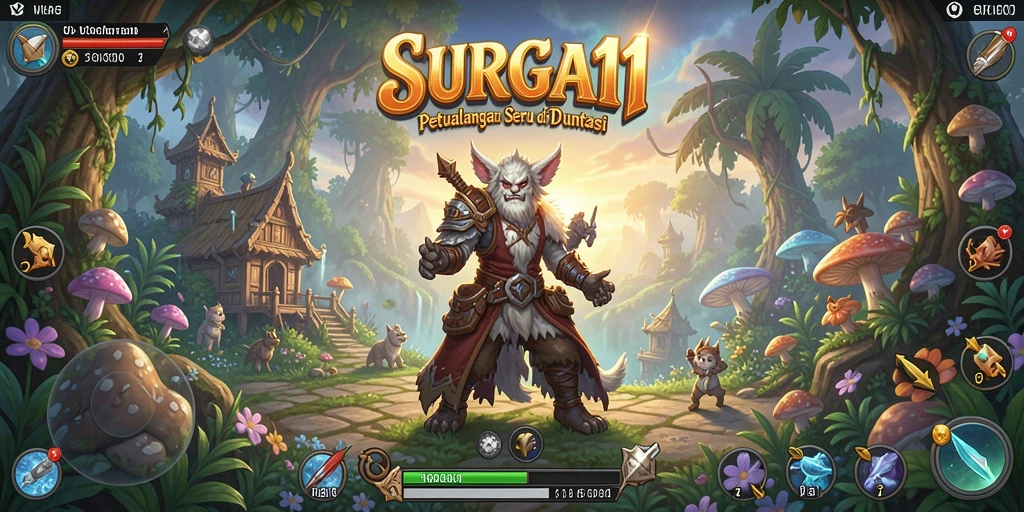 Screenshot dari gameplay SURGA11 yang menunjukkan petualangan menakjubkan.